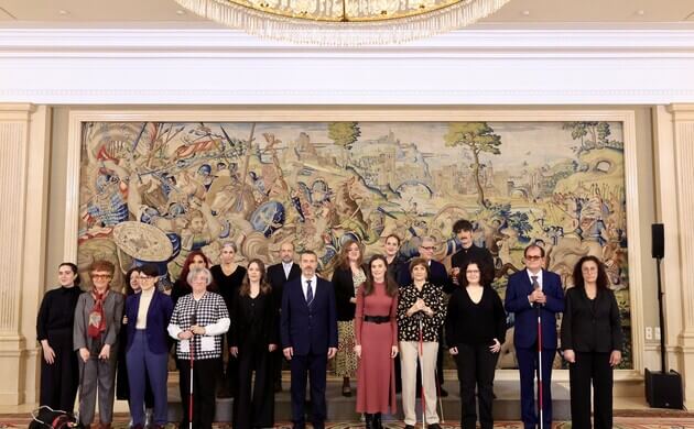 Foto de grupo con la Reina Letizia