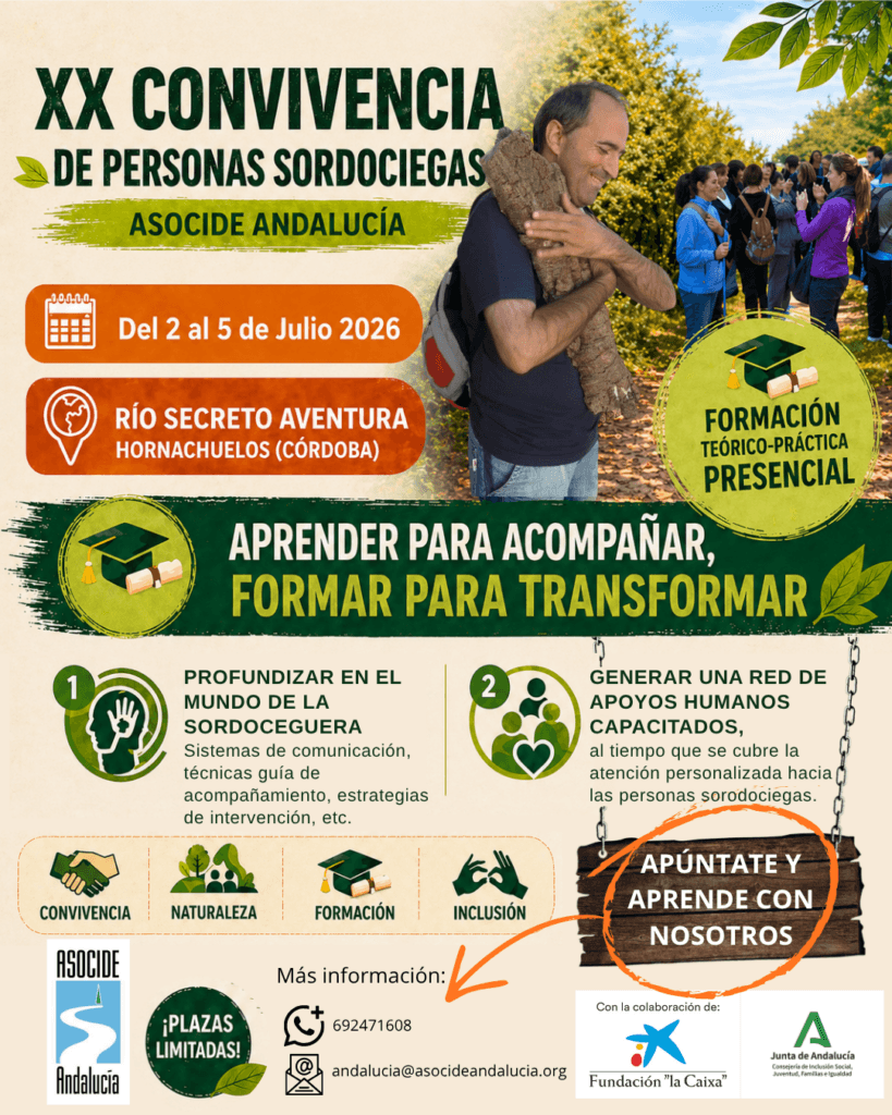 Cartel informativo sobre la actividad de formación